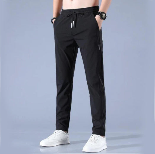 🔥Buy1 Get 1 Free 💥🤩PREMIUM MEN'S HIGH STRETCH SKINNY LYCRA PANTS(Black & Gray) 🔥