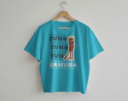 Tung Tung Sahura Boys Crew Neck T-Shirt